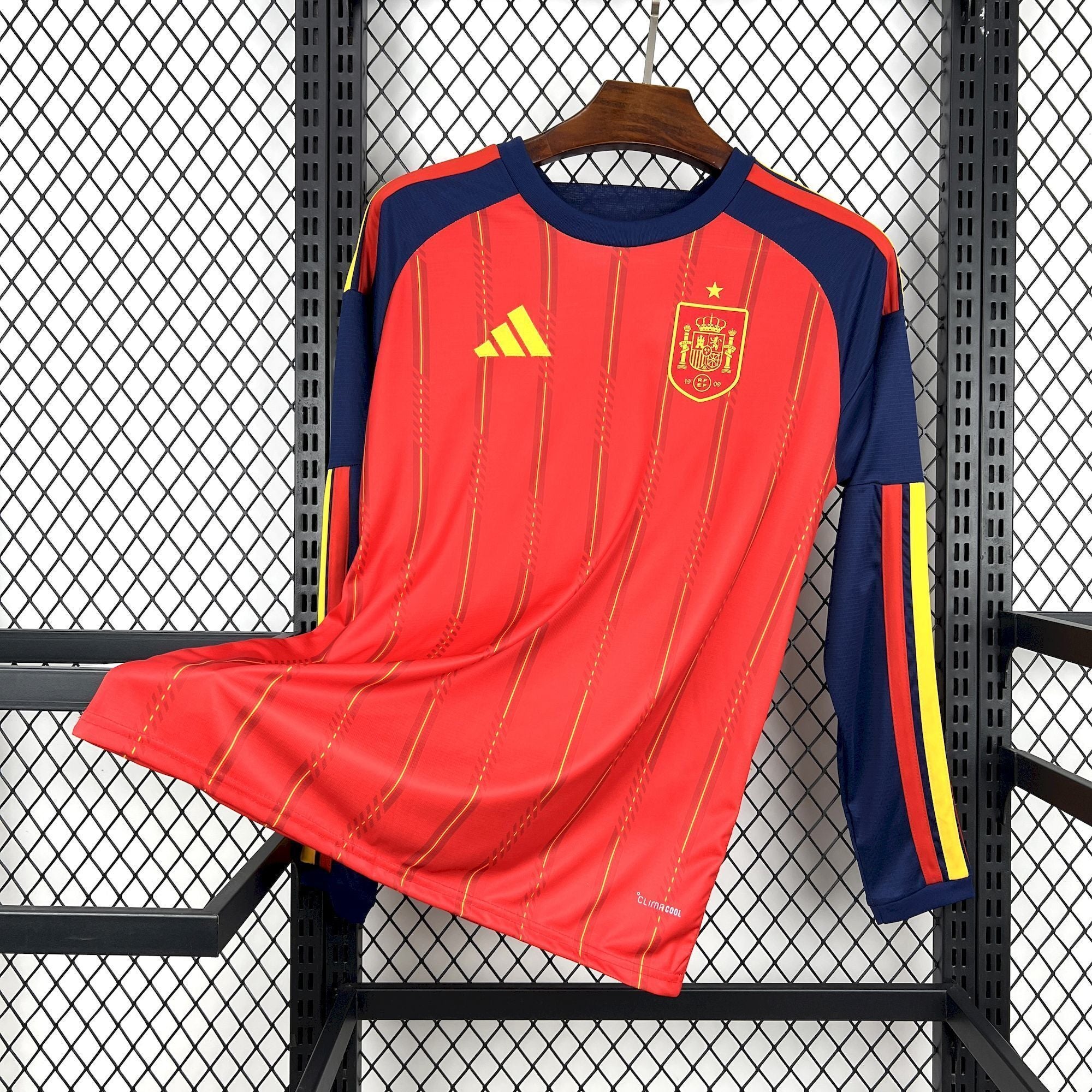 Maillot Espagne Manches Longues Coupe du Monde 2026 – Domicile