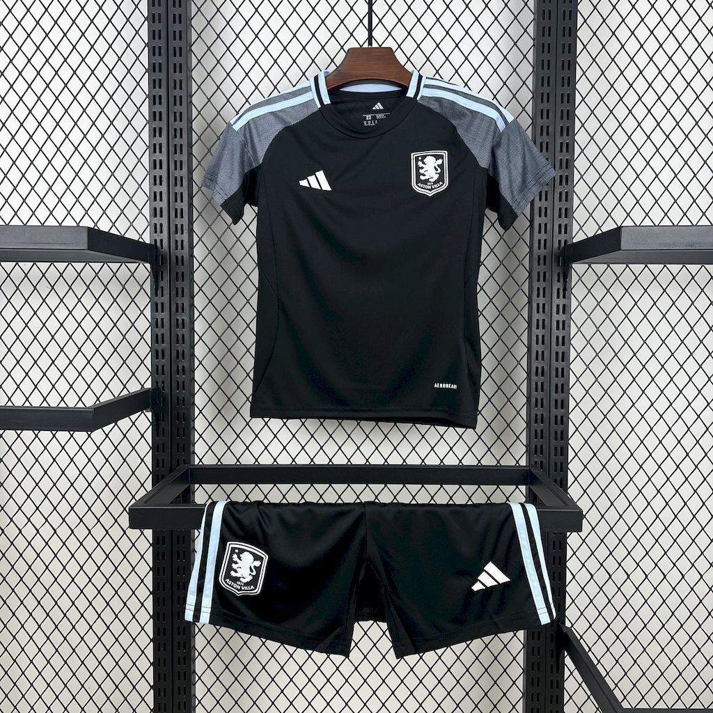 Kit Enfant Aston Villa 2025/26 – Extérieur