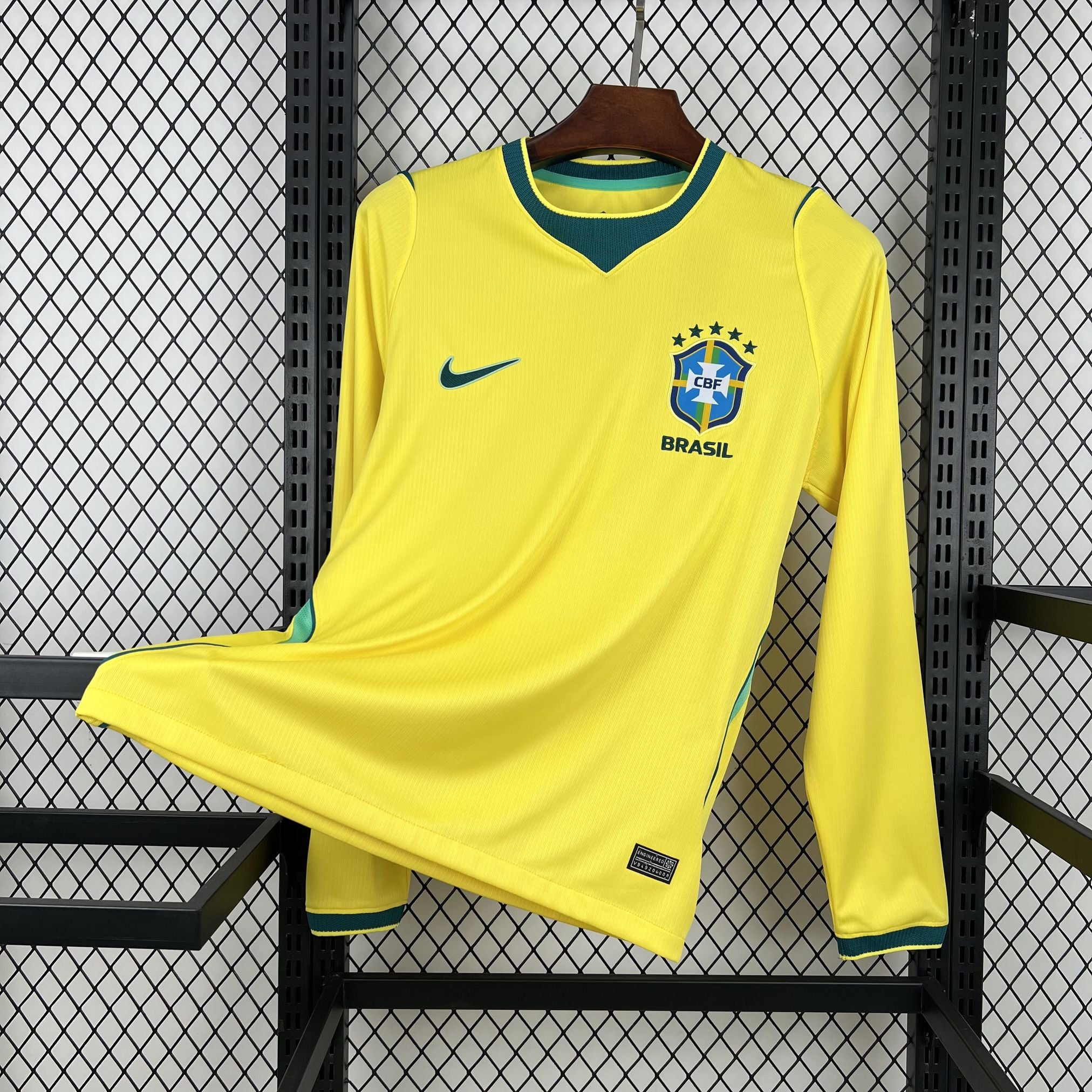 Maillot Brésil Manches Longues Coupe du Monde 2026 – Domicile
