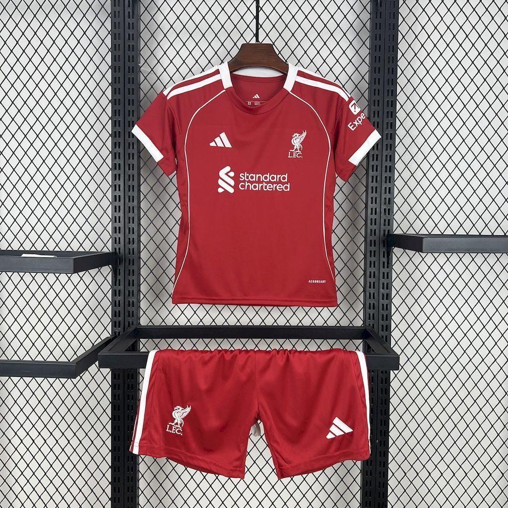 Kit Enfant Liverpool 2025/26 – Domicile