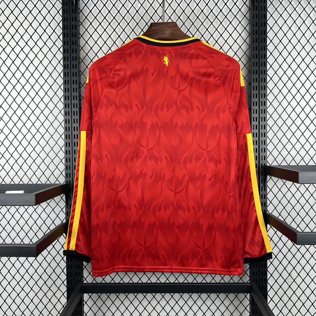 Maillot Belgique Manches Longues Coupe du Monde 2026 – Domicile
