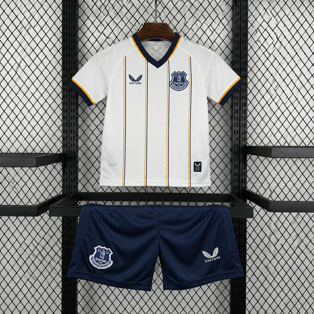Kit Enfant Everton 2026/27 – Extérieur