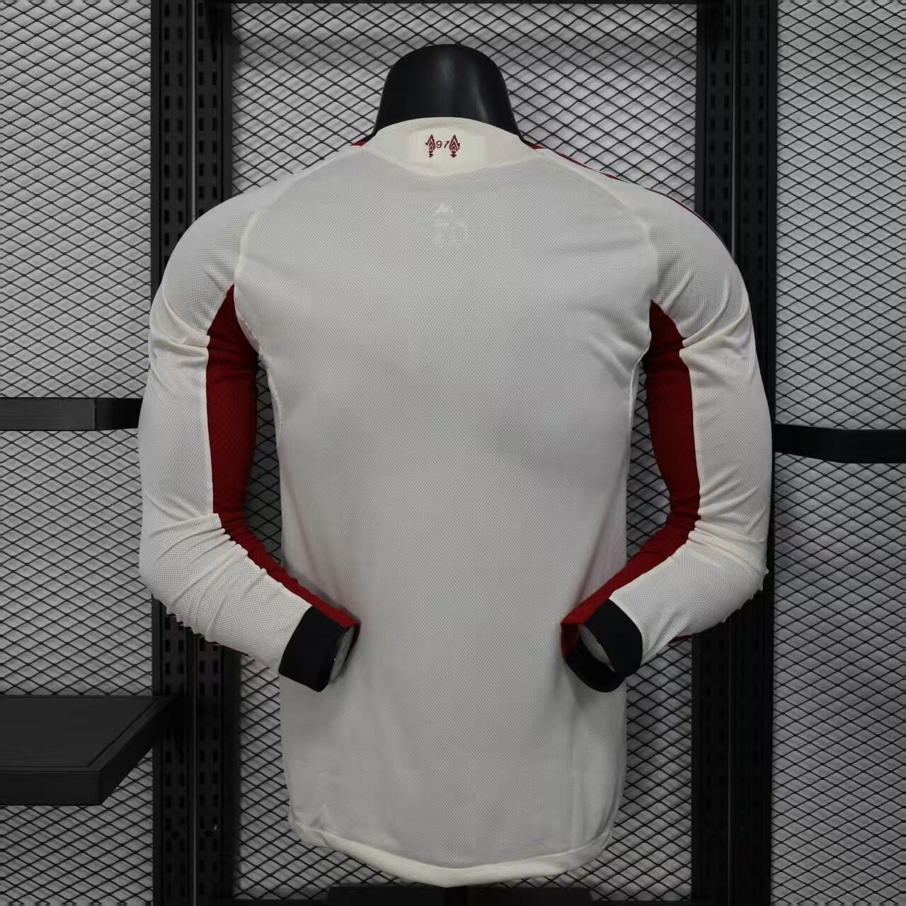 Maillot Liverpool Manches Longues 2025/26 Extérieur – Player Version