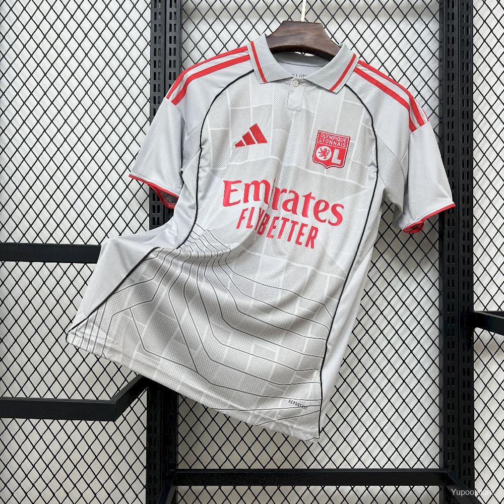 Camiseta segunda equipación Olympique Lyonnais Ligue 1 2025/26