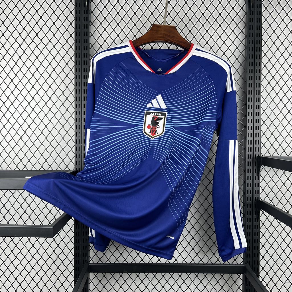 Maillot Japon Manches Longues Coupe du Monde 2026 – Domicile