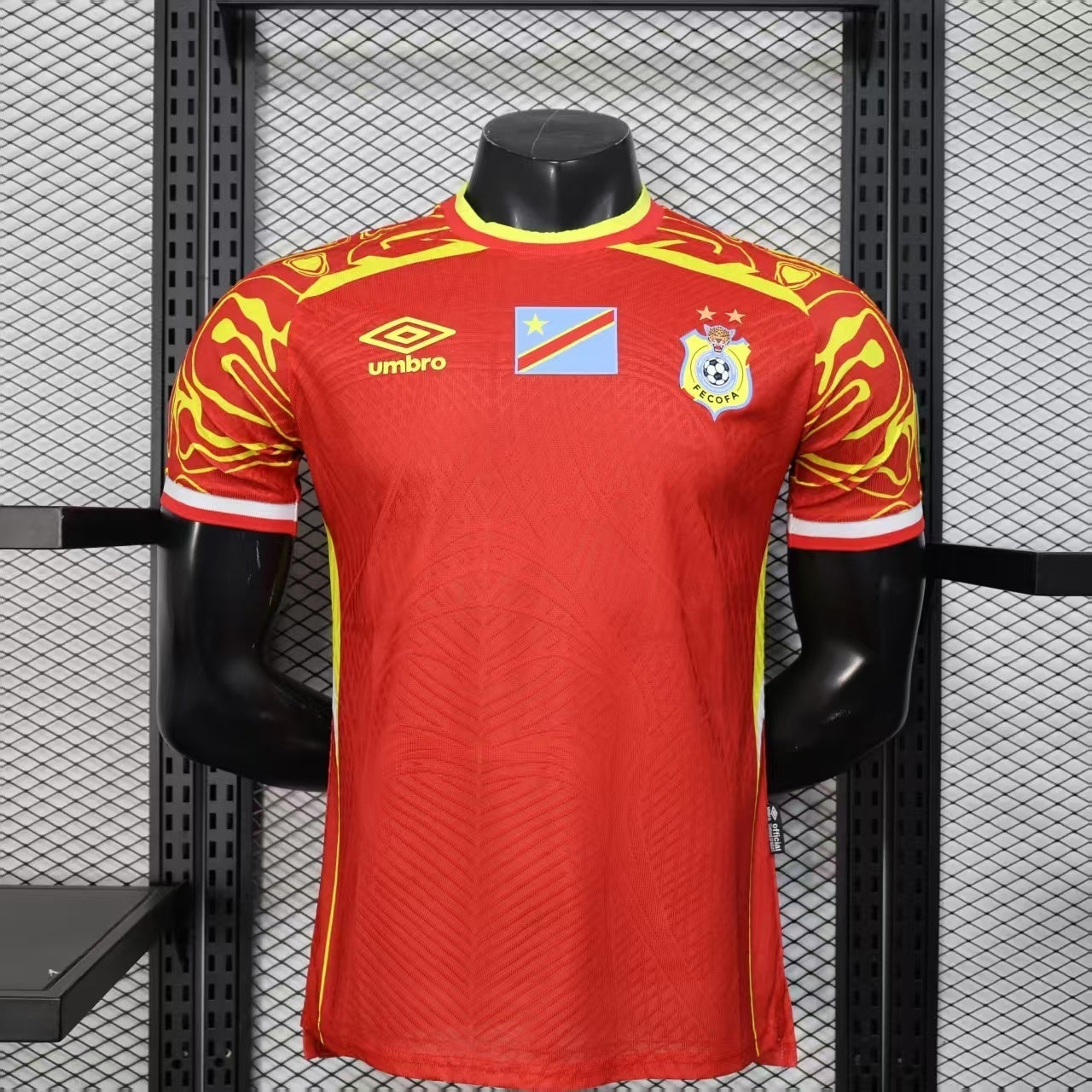 Maillot Congo Coupe du Monde 2026 Extérieur – Player Version