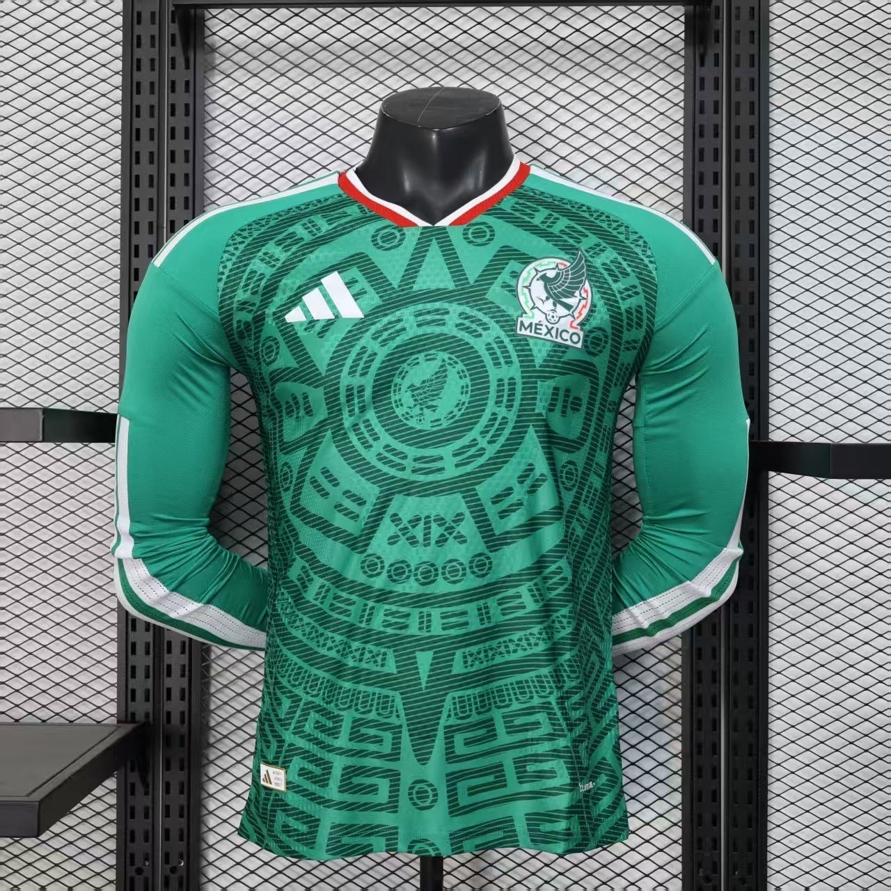 Maillot Mexique Manches Longues Coupe du Monde 2026 Domicile – Player Version