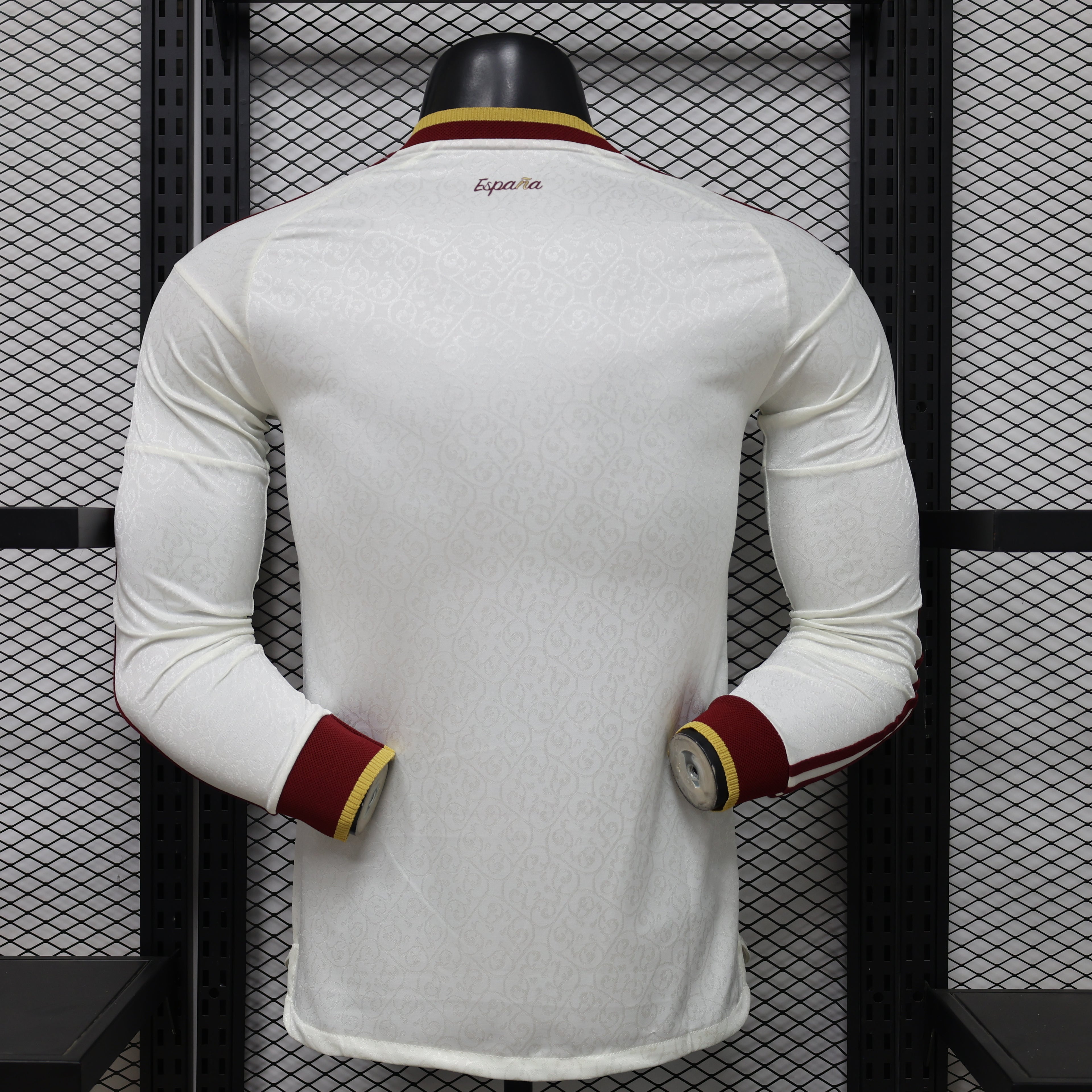 Maillot Espagne Manches Longues Coupe du Monde 2026 Extérieur – Player Version