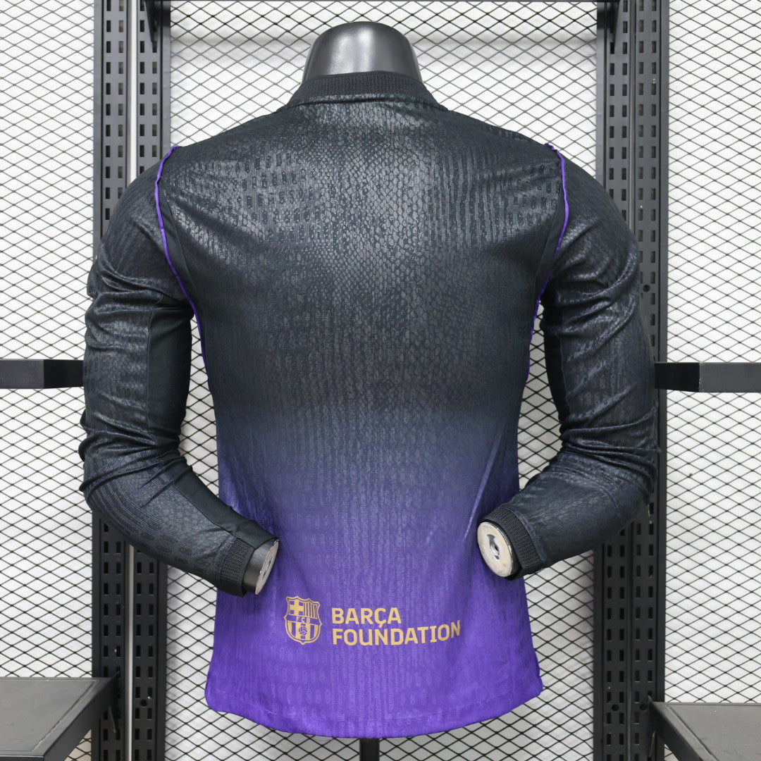 Maillot FC Barcelona Manches Longues 2026/27 Extérieur – Player Version