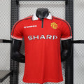 Maillot Manchester United Retro 1998/99 Domicile  – Player Version