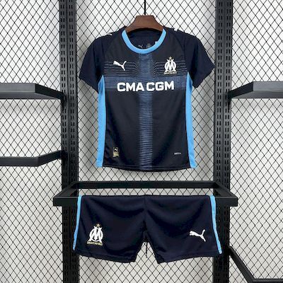 Kit Enfant Olympique Marseille 2025/26 – Extérieur
