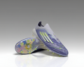 Adidas F50 sans lacets Elite – Gris / Violet irisé