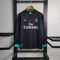Maillot Real Madrid 2017/18 Manches Longues Rétro – Exterieur