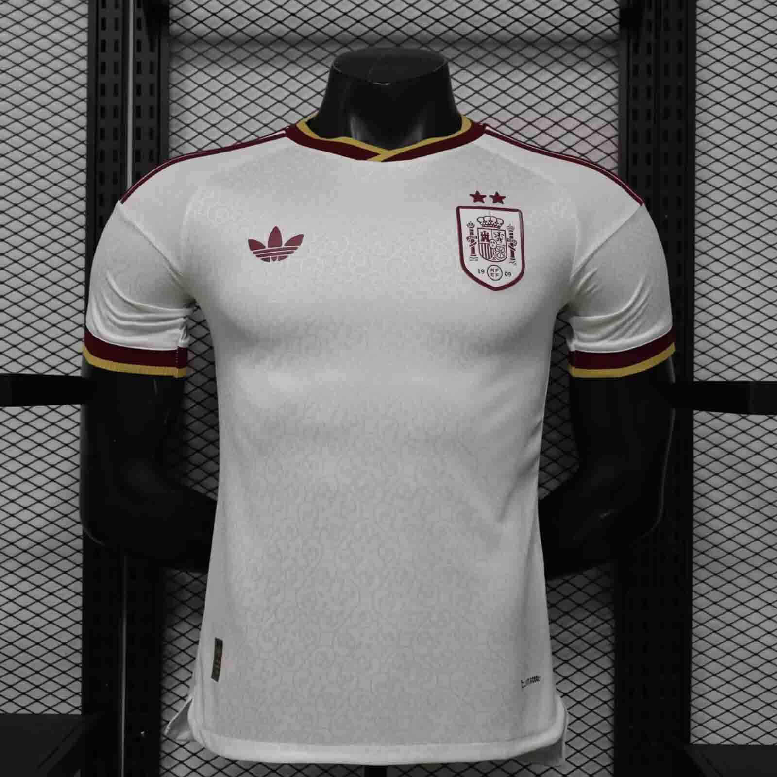 Maillot Espagne Coupe du Monde 2026 Extérieur 2 Stars – Player Version