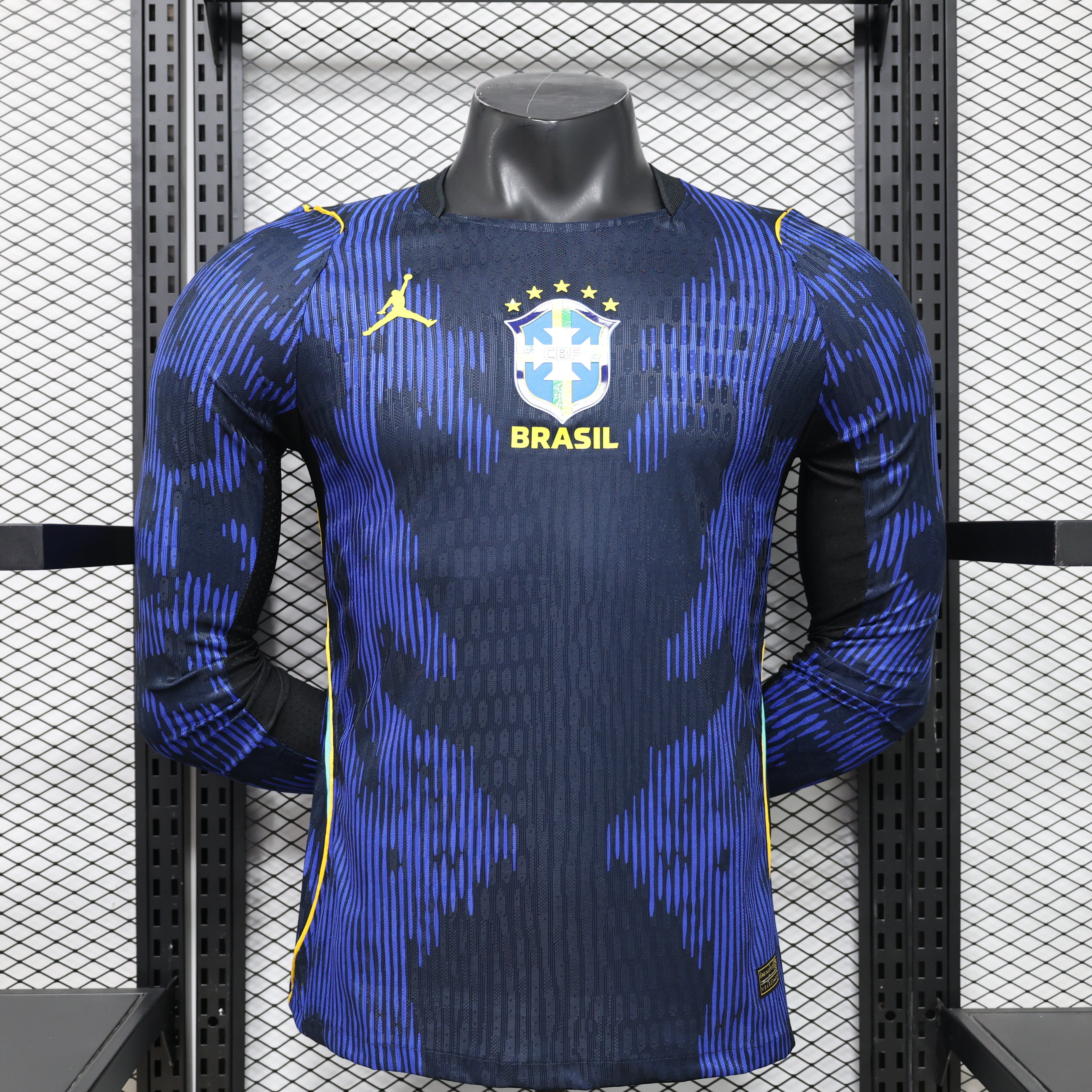 Maillot Brésil Manches Longues Coupe du Monde 2026 Extérieur – Player Version