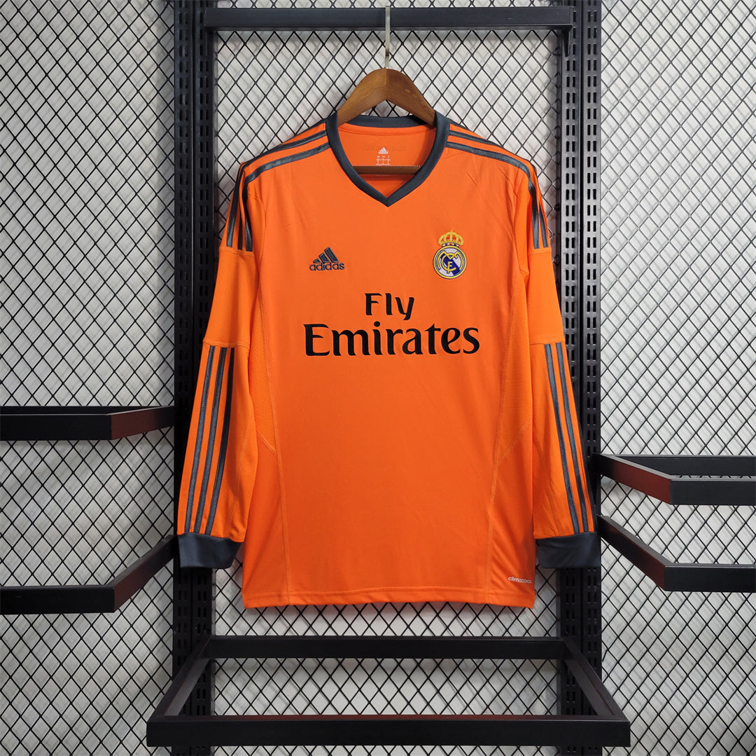 Maillot Real Madrid 2013/14 Manches Longues Rétro – Third