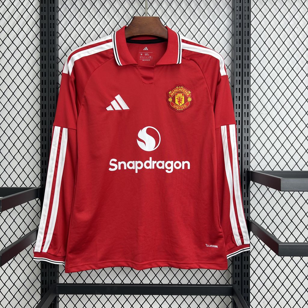 Maillot Manchester United Manches Longues 2026/27 – Domicile