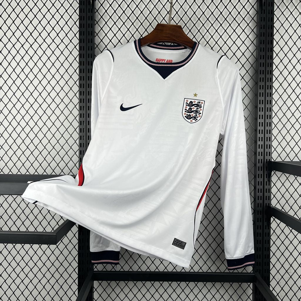 Maillot Angleterre Manches Longues Coupe du Monde 2026 – Domicile