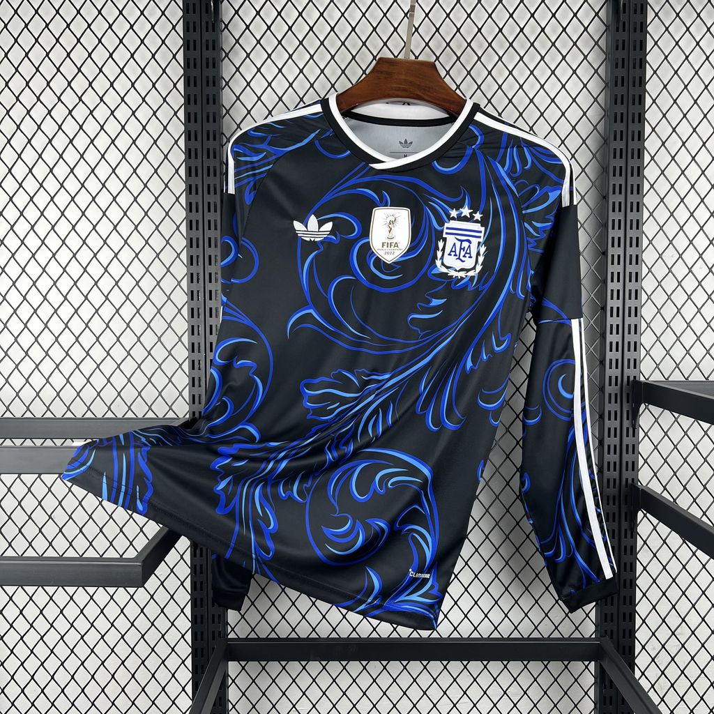 Maillot Argentine Manches Longues Coupe du Monde 2026 – Extérieur