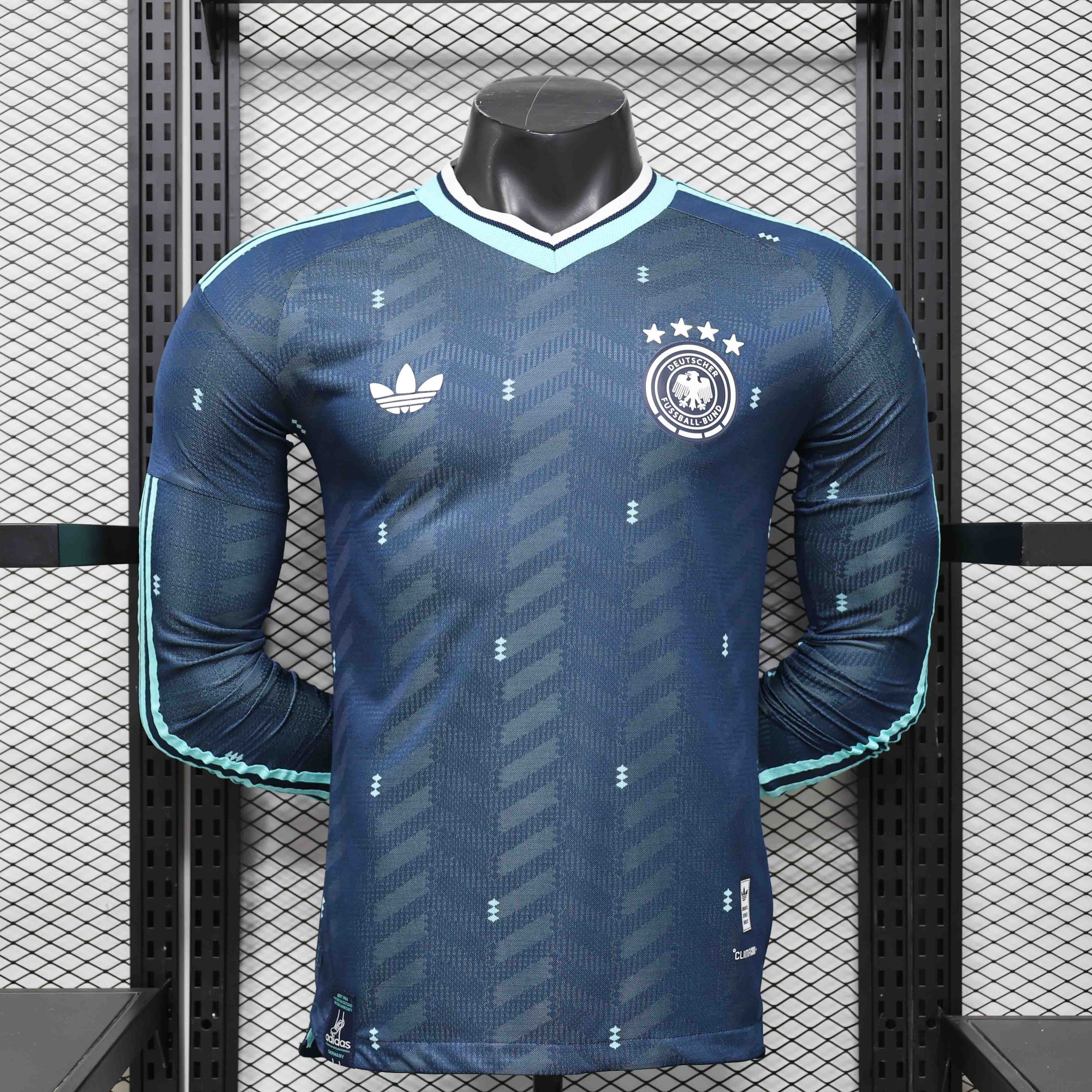 Maillot Allemagne Manches Longues Coupe du Monde 2026 Extérieur – Player Version