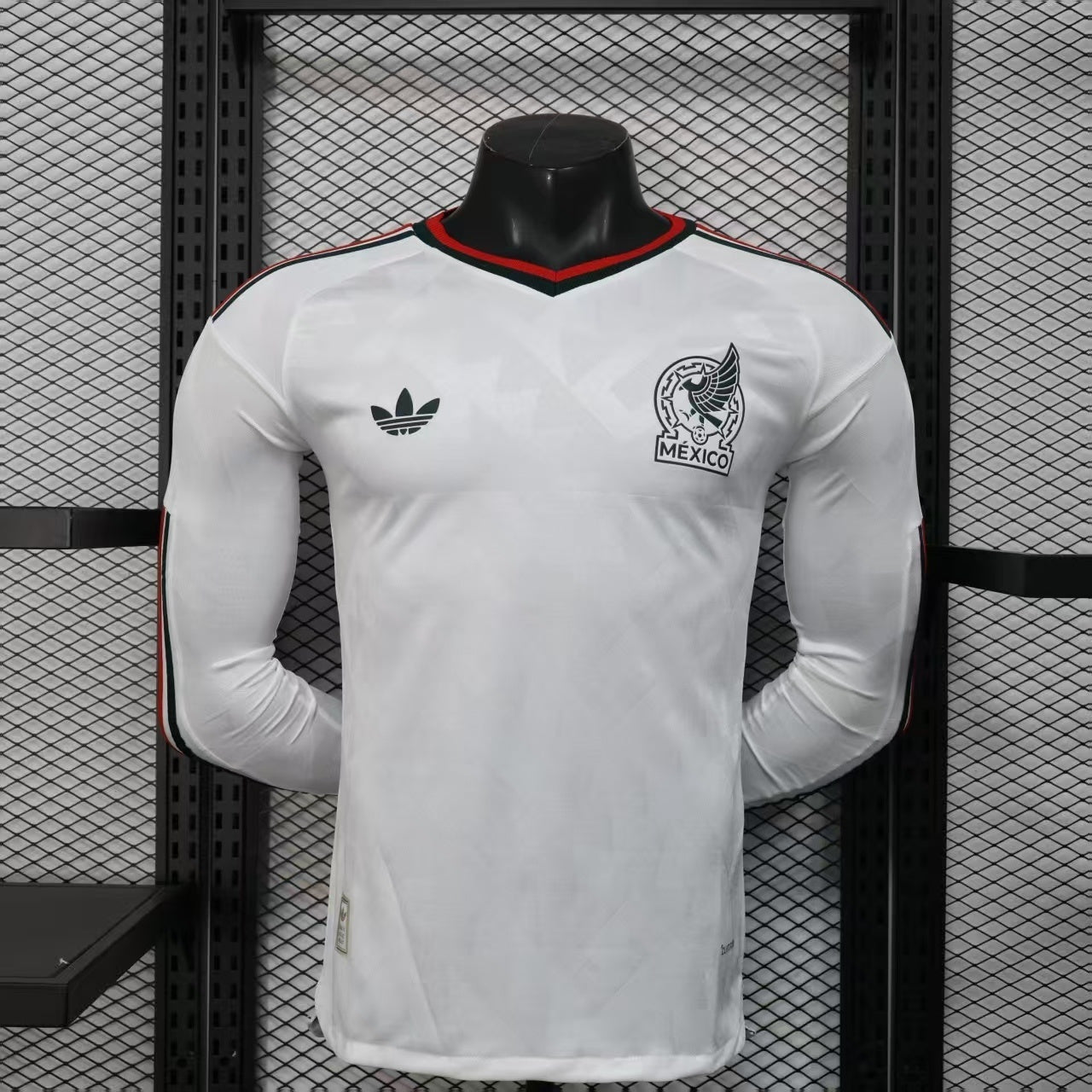 Maillot Mexique Manches Longues Coupe du Monde 2026 Extérieur – Player Version