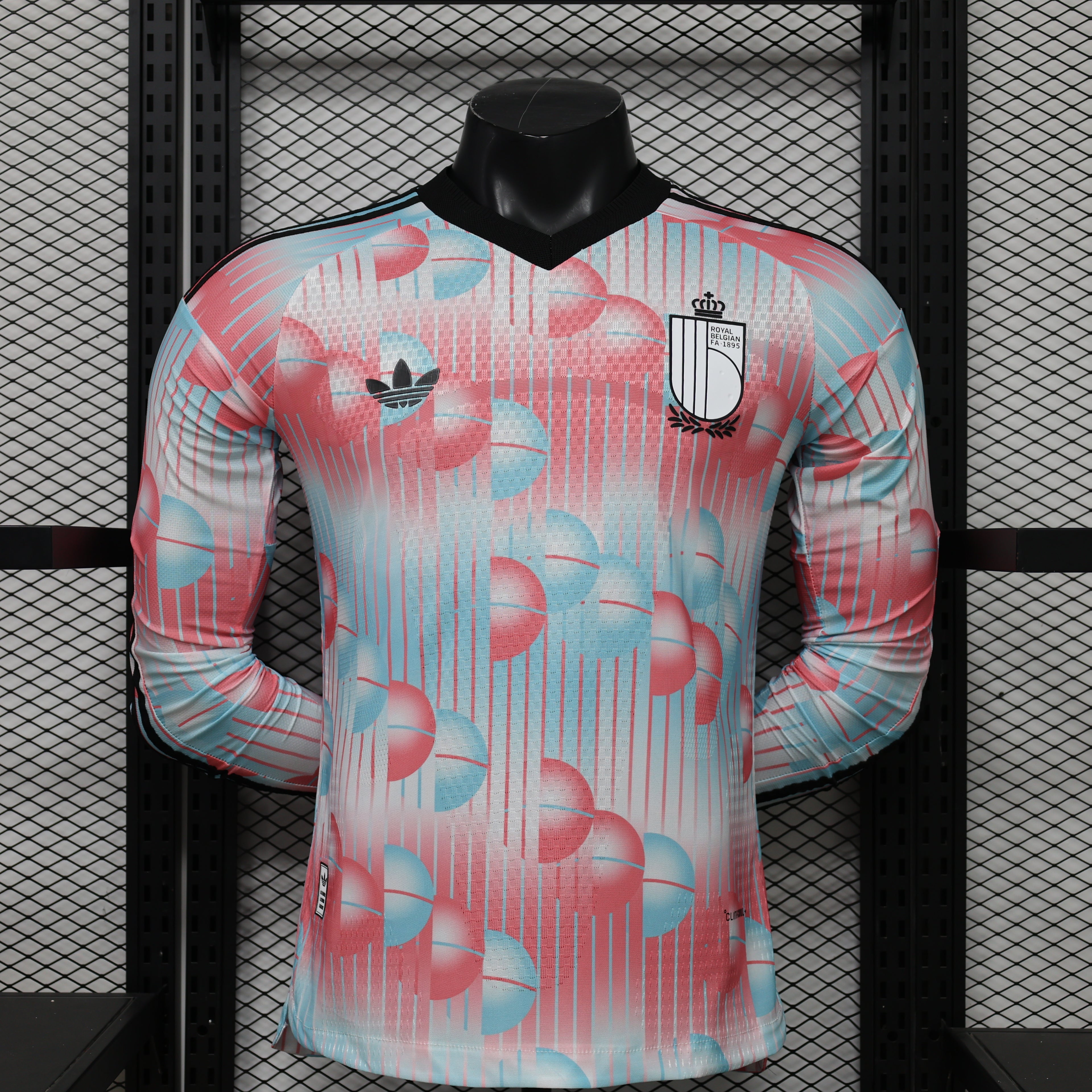 Maillot Belgique Manches Longues Coupe du Monde 2026 Extérieur – Player Version