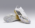 Adidas F50 avec lacets Elite – Blanc / Or