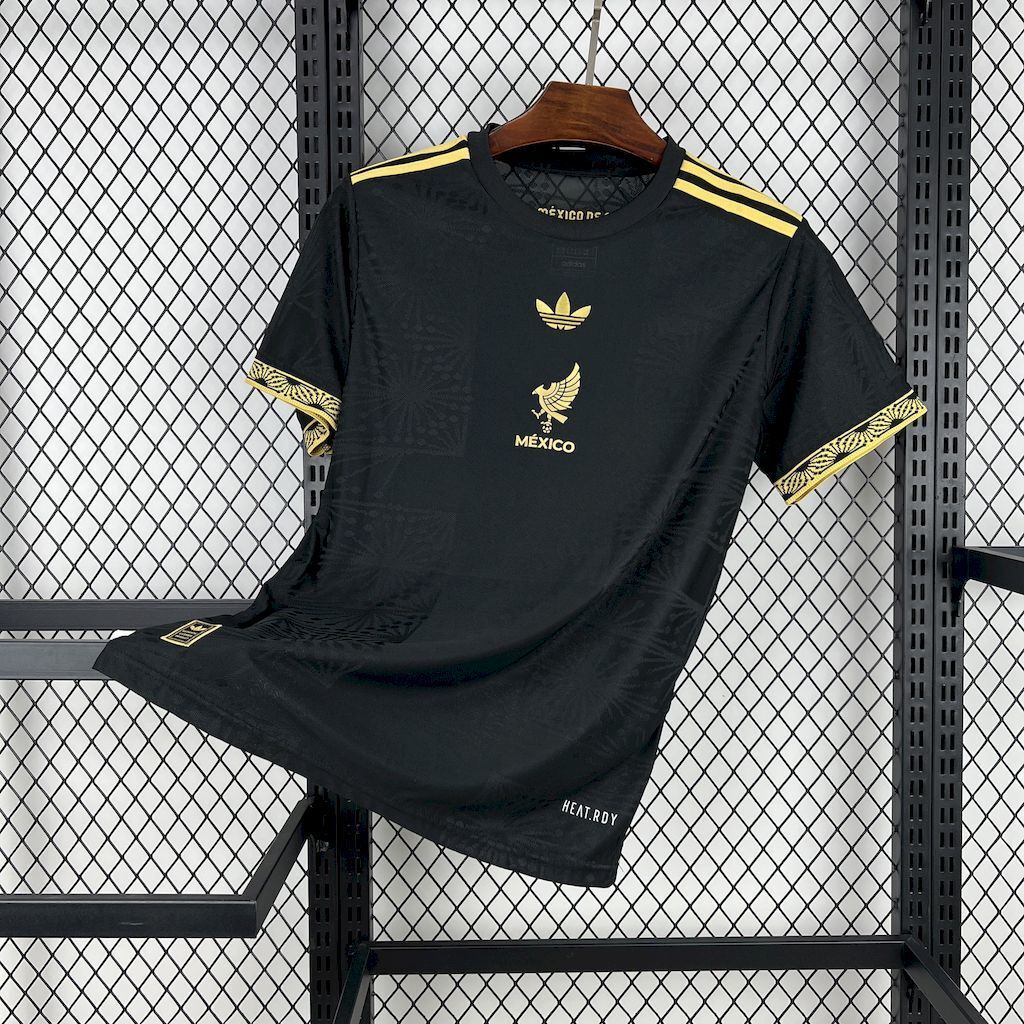 Maillot Mexique Concept Gold Noir 2025/2026
