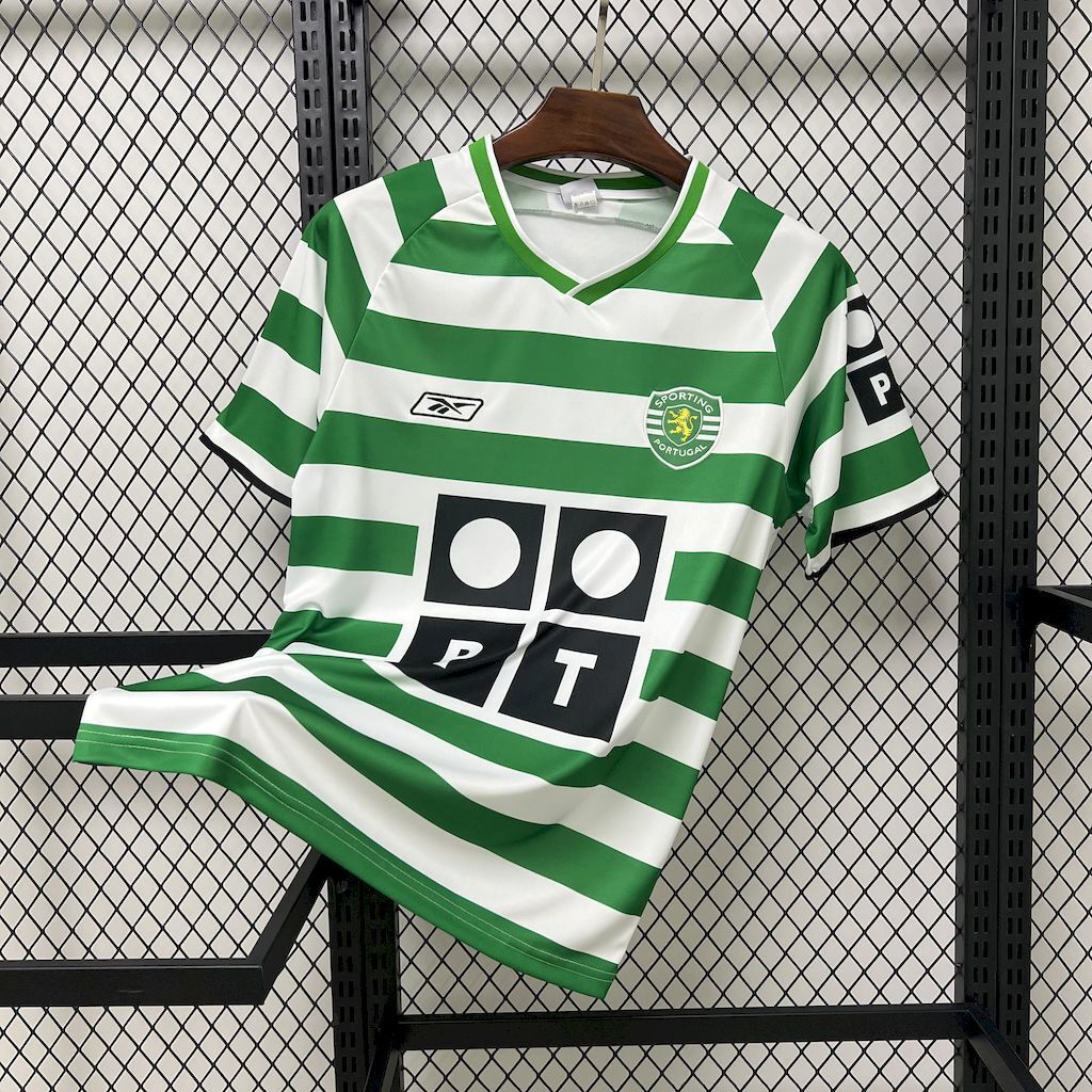 Maillot Sporting CP 2003/2004 Rétro – Domicile
