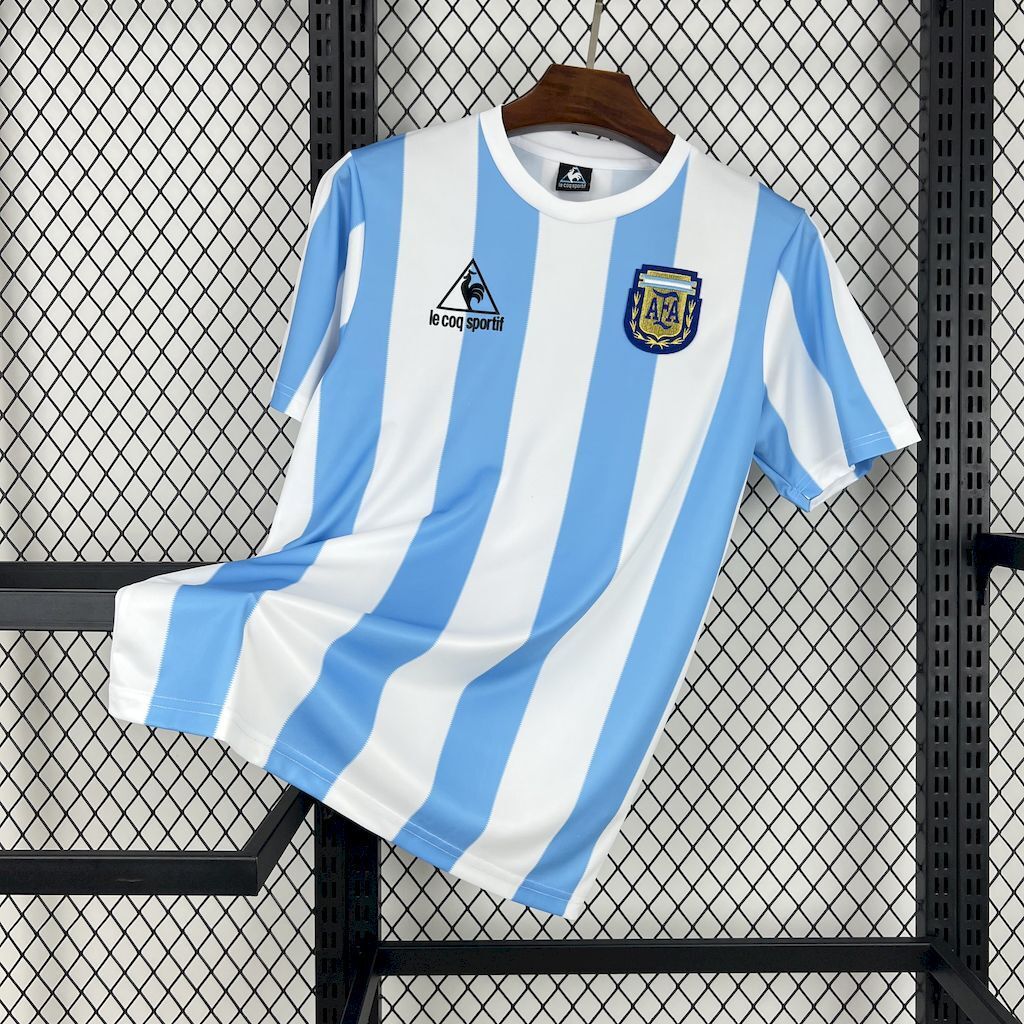 Maillot Argentine 1986 Rétro – Domicile