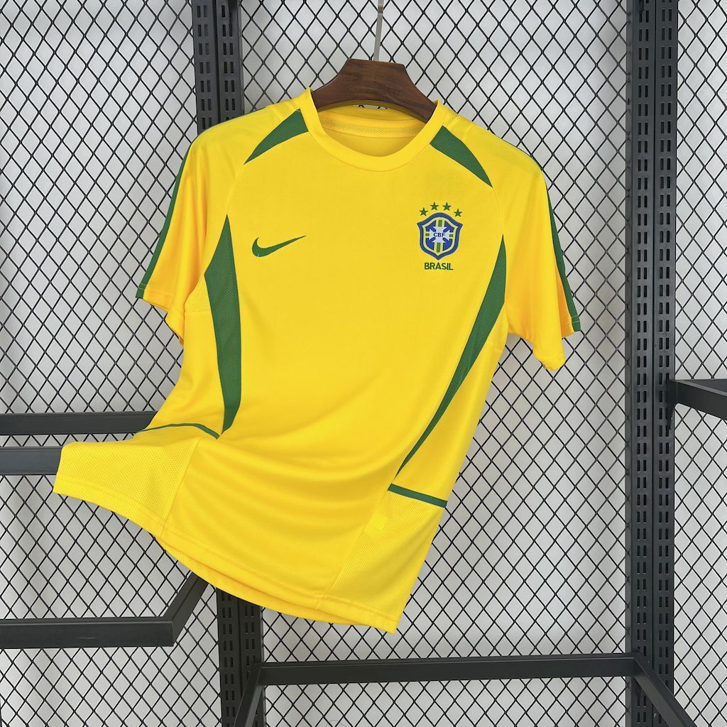 Maillot Brésil 2002 Rétro – Domicile