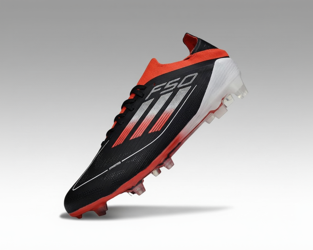 Adidas F50 avec lacets Elite – Noir / Rouge / Blanc
