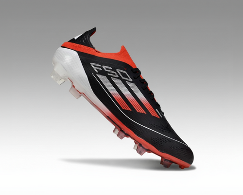 Adidas F50 avec lacets Elite – Noir / Rouge / Blanc
