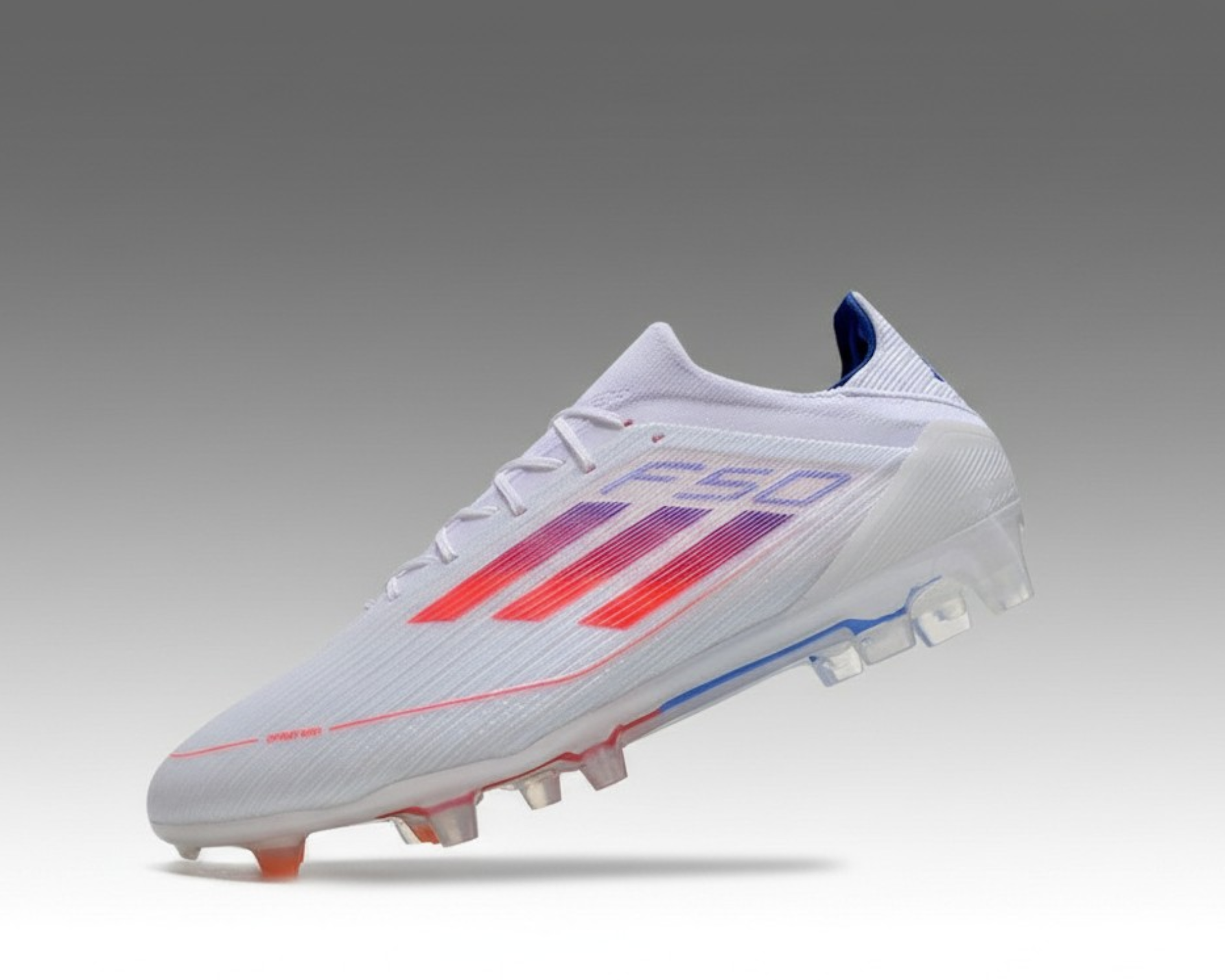 Adidas F50 avec lacets Elite – Blanc / Rouge / Bleu
