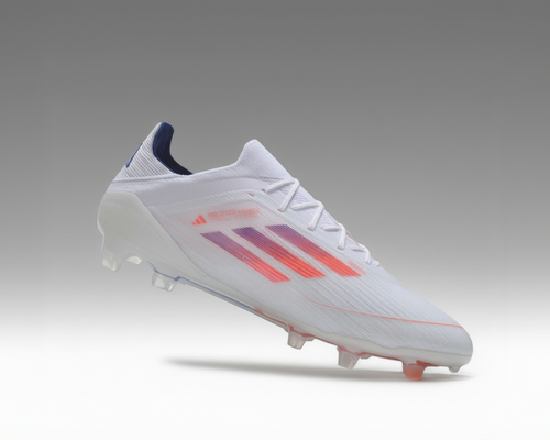 Adidas F50 avec lacets Elite – Blanc / Rouge / Bleu