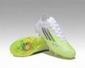 Adidas F50 avec lacets Elite – Blanc / Jaune fluo