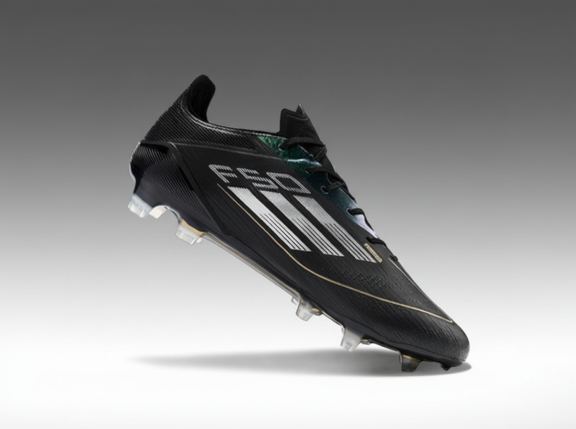 Adidas F50 avec lacets Elite – Noir / Vert / Or