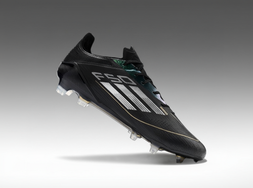 Adidas F50 avec lacets Elite – Noir / Vert / Or