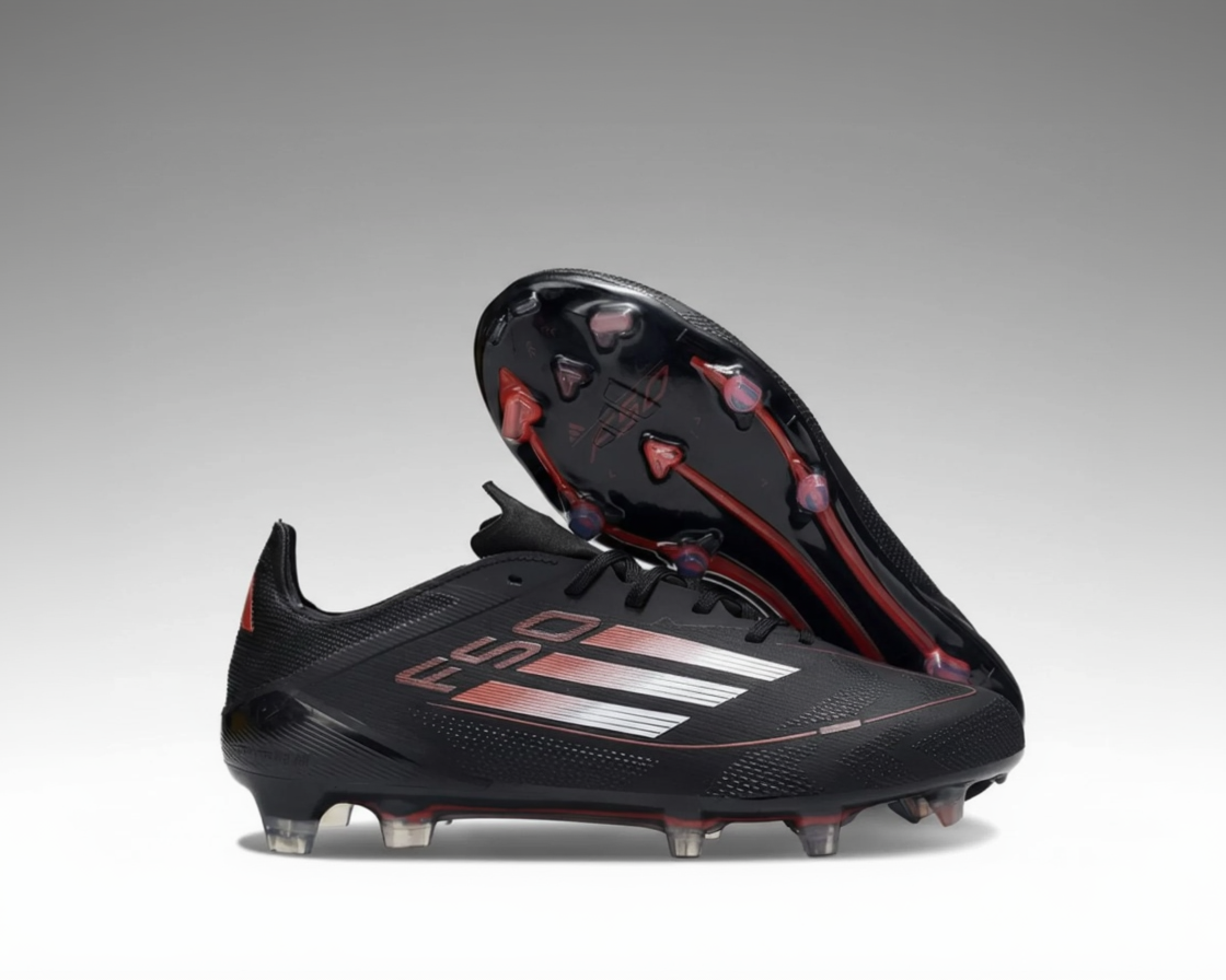 Adidas F50 avec lacets Elite – Noir / Rouge