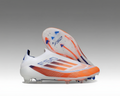 Adidas F50 sans lacets Elite – Blanc / Orange / Bleu
