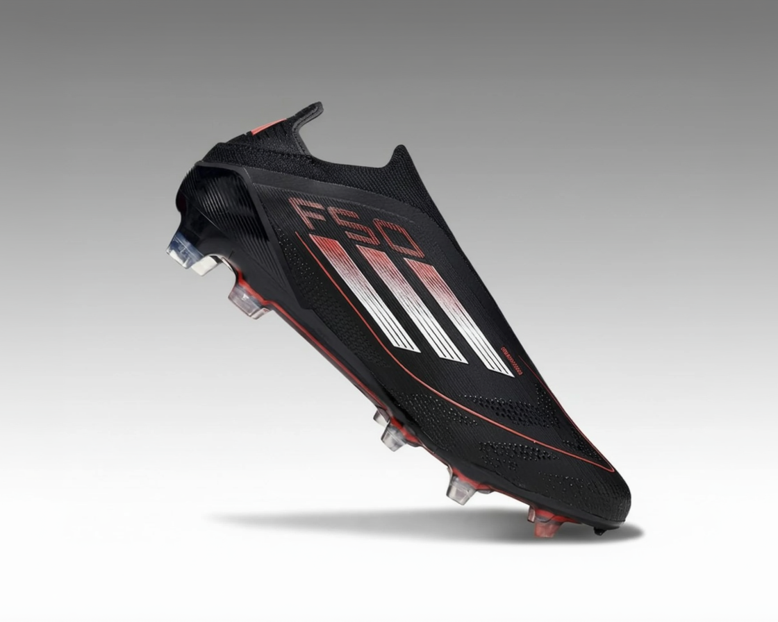 Adidas F50 sans lacets Elite – Noir / Rouge