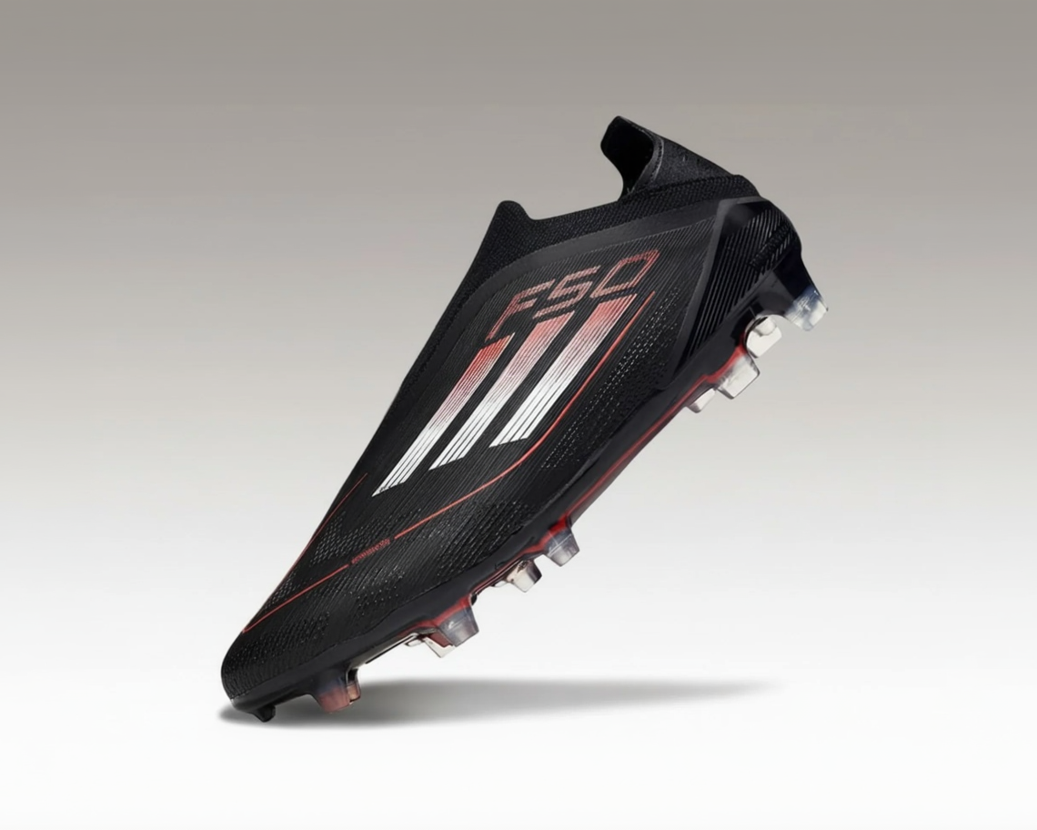Adidas F50 sans lacets Elite – Noir / Rouge