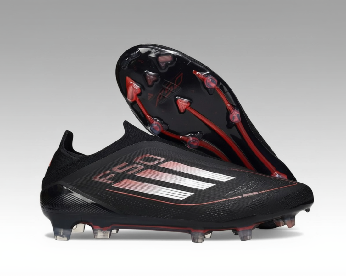 Adidas F50 sans lacets Elite – Noir / Rouge