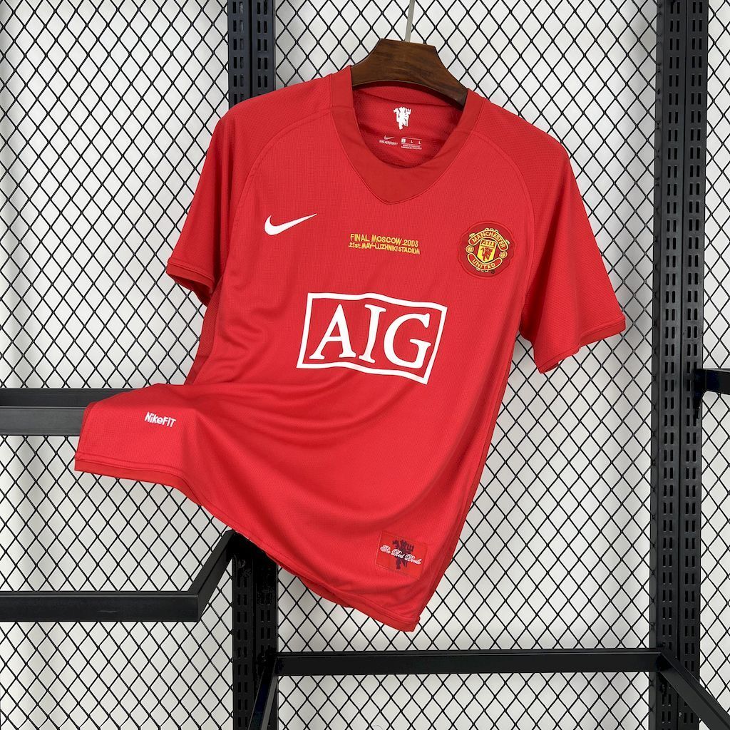 Maillot Manchester United Rétro 2007/2008 – Domicile