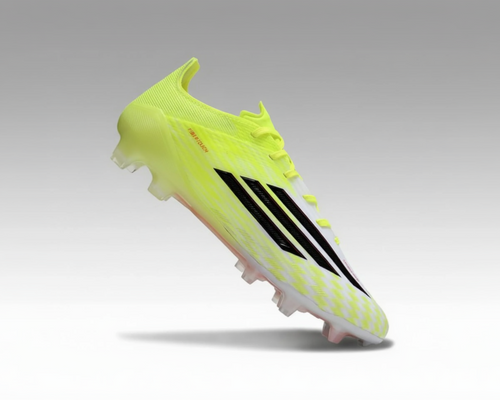 Adidas F50 avec lacets Elite – Jaune fluo / Blanc