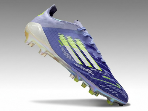 Adidas F50 avec lacets Elite – Violet / Vert Irisé