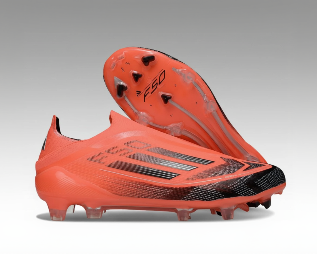 Adidas F50 sans lacets Elite – Orange / Noir