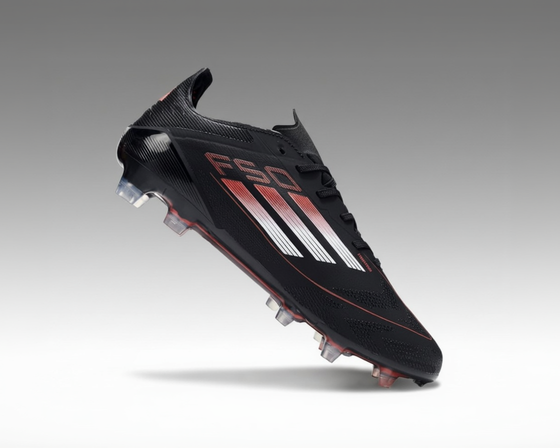 Adidas F50 avec lacets Elite – Noir / Rouge