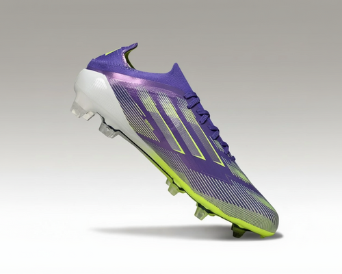 Adidas F50 avec lacets Elite – Violet / Vert