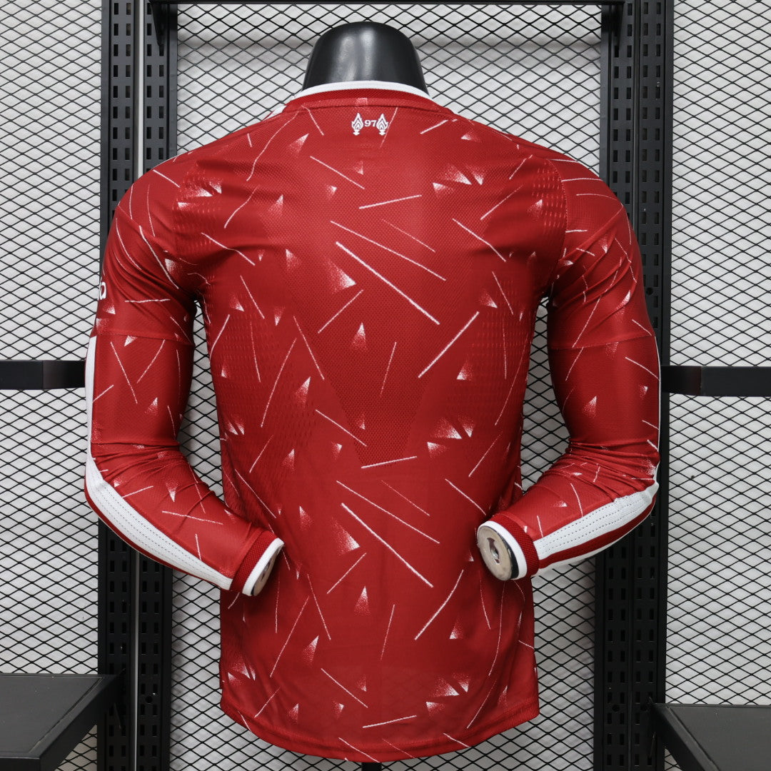 Maillot Liverpool Manches Longues 2026/27 Domicile – Player Version